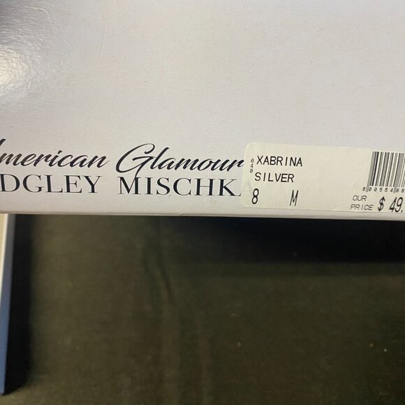 Badgley Mischka American Glamour Shoes Womens Size 8 Glitter Strappy Heels Dress - Picture 4 of 4